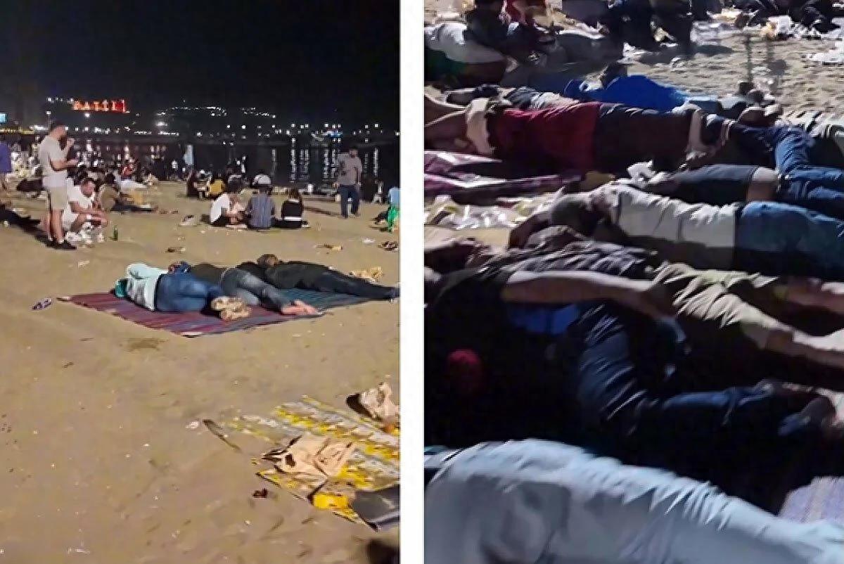 芭提雅_泰国旅游业印度游客影响_泰国芭提雅海滩印度游客过夜