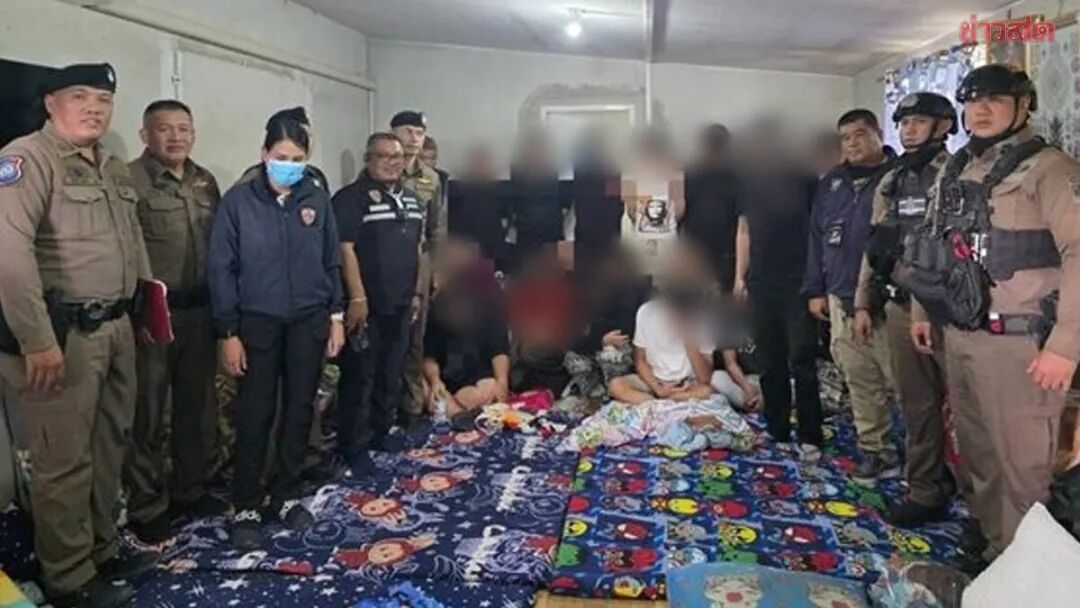 解救外籍受害者逮捕23人_泰国新闻_泰国旅游警察捣毁诈骗窝点