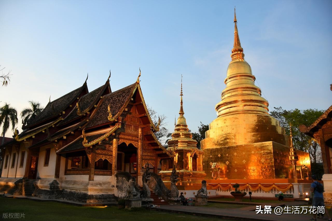 清迈兰纳王朝寺庙 咖喱面美食文化 _清迈_清迈山城佛国 时空折叠 文化共生