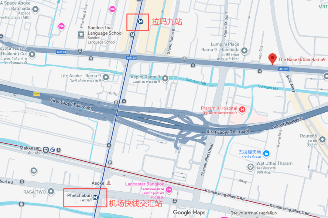 The Base Urban Rama9 Sansiri Bangkok Rama9 area apartment for rent_曼谷