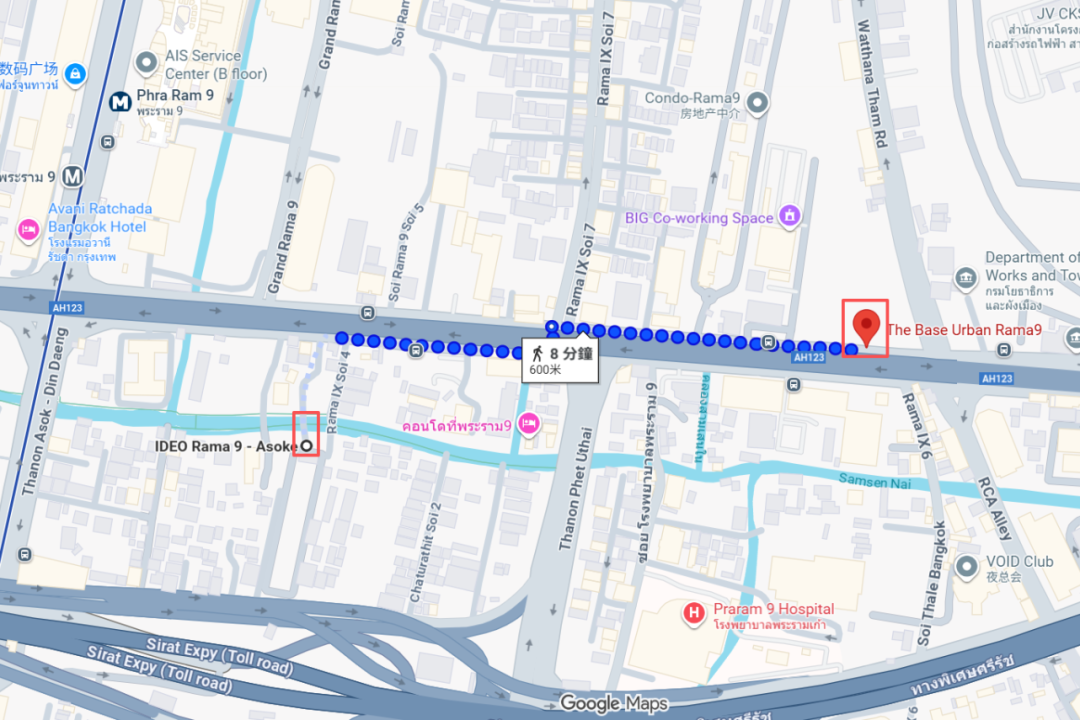 The Base Urban Rama9 Sansiri Bangkok Rama9 area apartment for rent_曼谷