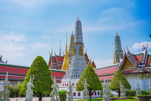 泰国曼谷免签旅游_曼谷_大皇宫游客数量变化